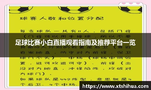 足球比赛小白直播观看指南及推荐平台一览